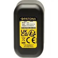 PATONA Insta 360 One X3 Dual Laturi