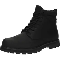 Timberland for man. TB0A69UHW021 Leather ankle boots with Britton Road Mid black (44.5), Flat, Laces, Casual, Sustainable