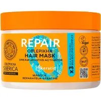 Natura Siberica Oblepikha Siberica Repair elvyttävä naamio kuiville ja vaurioituneille hiuksille 300 ml