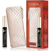 L'Oréal Paris Set: Cream Textile Case + Voluminous Mascara X5 Volumizing Extra Black 7,5 ml