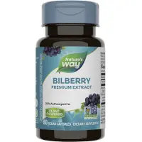 Nature'S Way , Bilberry, Premium Ekseni, 60 Vegan Pilleria