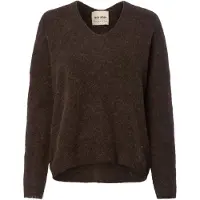 Mos Mosh Mmthora V-Neck Knit - Brown - XS