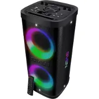 SVEN Portable speaker SVEN PS-950, black, power output 2x80W (RMS), TWS, Bluetooth, IPx4, FM, USB, microSD, LED-display, lithium battery
