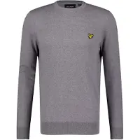 Lyle & Scott Cotton Merino Crew Neck Jumper - Grey - L