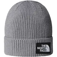 The North Face Pipo Logo Box Cuffed - Harmaa, koko One Size