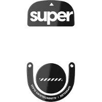 Pulsar Superglide Type-C for G Pro X Superlight 2/Superstrike hiiren tassut, musta