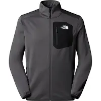 The North Face Toiminnallinen fleecetakki 'CREST' harmaa / musta / valkoinen