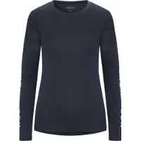 Röhnisch Women's Team Logo Long Sleeve Space Navy Pitkähihaiset urheilupaidat M