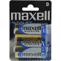 Maxell – Paristo, D (LR20), alkaalinen, 1,5V, 2-pakkaus (774410)