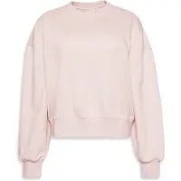 Calvin Klein A- Logo Emb French Terry Crewnec - Cream - S