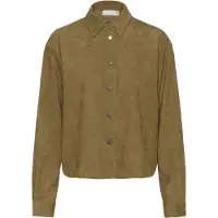 Kaffe Kavera Button Shirt - Khaki green - 40