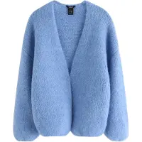 Lindex Knitted Cardigan - Blue - XS/S