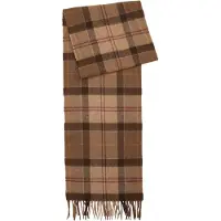 Barbour Tartan Scarf - Brown - ONE SIZE