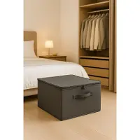 Hannah Home Aberto Design säilytyslaatikko YLC.D.H-031, 42x23x35 cm, harmaa