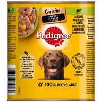 Pedigree 12x800g Classic karitsaa & porkkanaa kastikkeessa märkäruoka