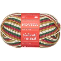 Novita 7 Veljestä Jouluraita 150 g lanka