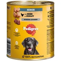Pedigree 12x800g Classic Senior kanaa pateessa koiran märkäruoka