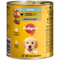 Pedigree 12x800g Classic Junior siipikarjaa pateessa märkäruoka