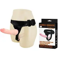 Pretty Love Lybaile Double STRAP-ON Kaksi dildoa jaettuun penetraatioon