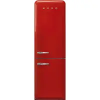 Smeg FAB32RRD6 Jääkaappi/Pakastin 197cm Saranointi oikealla, Punainen
