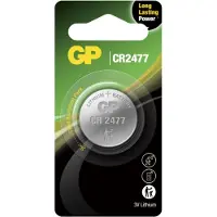 GP Nappiparisto CR 2477 3 V 1 kpl Litium GPCR2477STD270C1 GPCR2477STD270C1