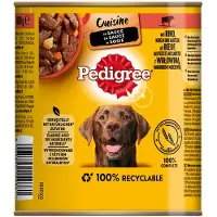 Pedigree 12x800g Classic nautaa & porkkanaa kastikkeessa märkäruoka