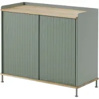Muuto Enfold senkki 100 x 45 cm - oiled oak Dusty Green