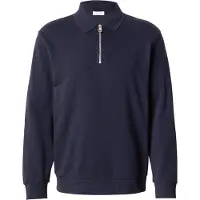 Lindbergh Half Zip Polo Sweat - Black - XXL