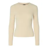 Pieces Pcmira New Ls O-Neck Knit Noos Bc - Cream - XXL