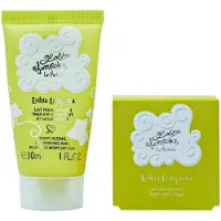 Lolita Lempicka Sarja : Mon Premier Parfum kosteuttava vartalomaito 30 ml + Mon Premier Parfum tuoksusaippua 25 g *pieni