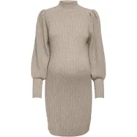ONLY Maternity Olmkatia L/S Dress Knt Noos - Cream - S