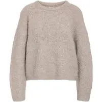 Noisy May Nmdolly L/S O-Neck Knit Fwd Noos - Beige - XL