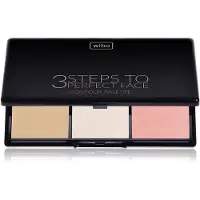 Wibo 3 Steps To Perfect Light kasvojen muotoilupaletti 10 g
