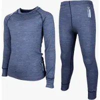 Lindberg Merino Aluskerrasto JR Merinovillasekoite, Orion Blue, 80