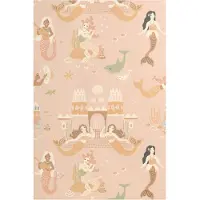 Majvillan Seinäpaperi Mermaid Reef, Sweet Pink