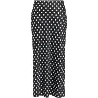 ONLY Onllydia Long Satin Skirt Wvn - Black - XS