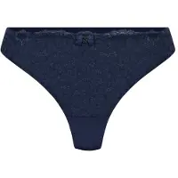 Hunkemoller Marine String R - Navy - M