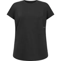 Röhnisch Women's Motion Tee Black Lyhythihainen treenipaita XL