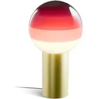 Marset Design-pöytävalaisin Dipping Light, Punainen, Olohuone/ruokailutila, Lasi, Design