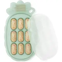 HAAKAA Pineapple Silicone Nibble Tray - Pea Green - Green - ONE SIZE