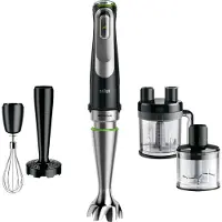 Braun Multiquick 9 MQ 9187XLI Premium-sauvasekoitin musta/harjattu ruostumaton teräs