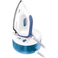 Braun CareStyle Compact IS 2143 -höyrysilityskeskus, 2400 W, 6 bar, 1,5 l, valkoinen/sininen