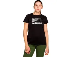 Trangoworld Ohrid Short Sleeve T-shirt Musta M Nainen