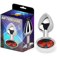 Afterdark Red Rubby Anal Plug L