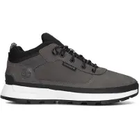 Timberland for man. TB1A2A230331 Field Trekker leather shoes grey (45.5), Flat, Laces, Casual