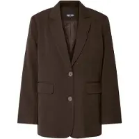 Pieces Pckamil Ls Loose Blazer Noos Bc - Brown - S