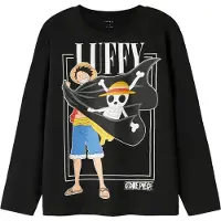 Name it Nkmark Onepiece Ls Nreg Top Box Noos Vde - Black - 134-140