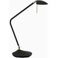 Texa Design Toreno pöytälamppu LED musta /messinki matt