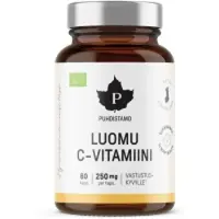 Raw Organic Puhdistamo Luomu C-vitamiini - 60 kaps