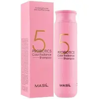 MASIL 5 Probiotics Color Radiance väriä suojaava shampoo korkea UV-suoja 300 ml